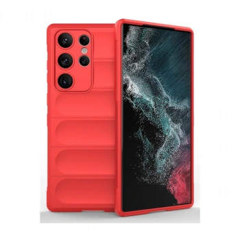 Samsung Galaxy S23 Ultra Kılıf Optimum Silikon - Kırmızı