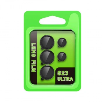 Samsung Galaxy S23 Ultra Raze Metal Kamera Lens - Siyah