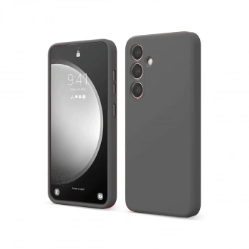 Samsung Galaxy S24 Fe Kılıf First Silikon - Gri