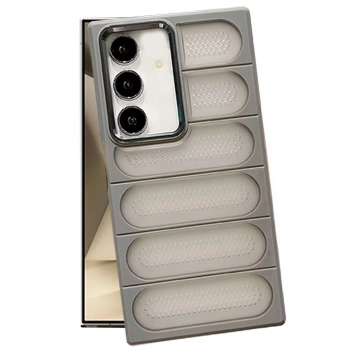 Samsung Galaxy S24 Kılıf Airmax Silikon Kapak - Titan Gri