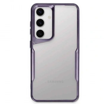 Samsung Galaxy S24 Kılıf Boyi Silikon Kapak - Derin Mor