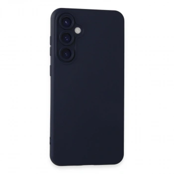 Samsung Galaxy S24 Kılıf Nano İçi Kadife Silikon - Lacivert