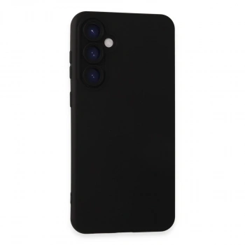 Samsung Galaxy S24 Kılıf Nano İçi Kadife Silikon - Siyah