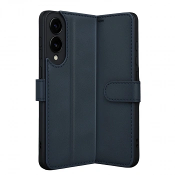 Samsung Galaxy S25 Edge Trend S Plus Kapaklı Kılıf - Lacivert