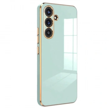 Samsung Galaxy S25 Kılıf Volet Silikon - Açık Yeşil