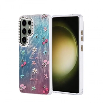 Samsung Galaxy S25 Ultra Kılıf Blade Aynalı Desenli Kapak - Desen 4