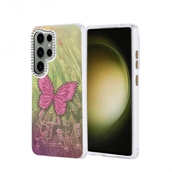 Samsung Galaxy S25 Ultra Kılıf Blade Aynalı Desenli Kapak - Desen 5