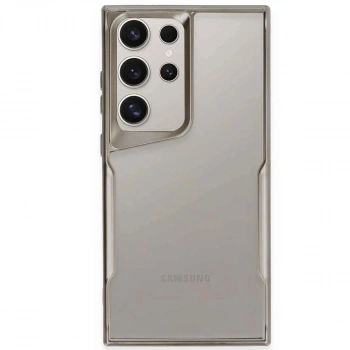 Samsung Galaxy S25 Ultra Kılıf Boyi Silikon Kapak - Titan Gri