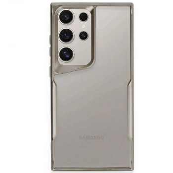 Samsung Galaxy S25 Ultra Kılıf Boyi Silikon Kapak - Titan Gri