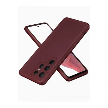 Samsung Galaxy S25 Ultra Kılıf First Silikon - Bordo