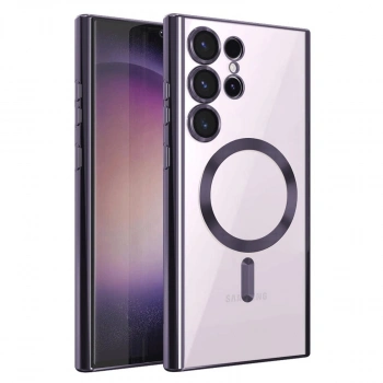 Samsung Galaxy S25 Ultra Kılıf Kross Magneticsafe Kapak - Mor