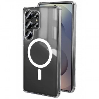Samsung Galaxy S26 Ultra Magneticsafe Şeffaf Silikon - Şeffaf