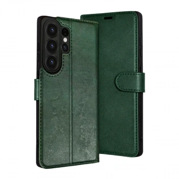 Samsung Galaxy S26 Ultra Trend S Plus Kapaklı Kılıf - Yeşil