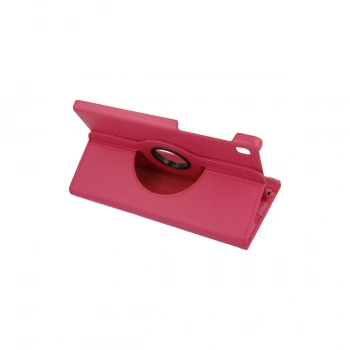 Samsung Galaxy T220 Tab A7 Lite 8.7 Kılıf 360 Tablet Deri Kılıf - Pembe