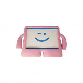 Samsung Galaxy T500 Tab A7 10.4 Kılıf Karakter Tablet Silikon - Açık Pembe