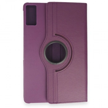 Samsung Galaxy T550 Tab A 9.7 Kılıf 360 Tablet Deri Kılıf - Mürdüm