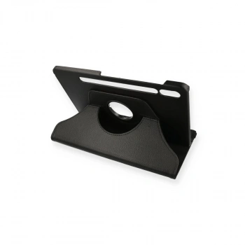 Samsung Galaxy T870 Tab S7 11 Kılıf 360 Tablet Deri Kılıf - Siyah