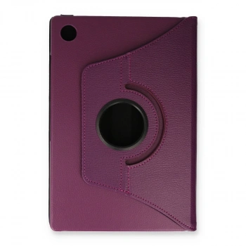 Samsung Galaxy Tab A9 Plus Kılıf 360 Tablet Deri Kılıf - Mürdüm