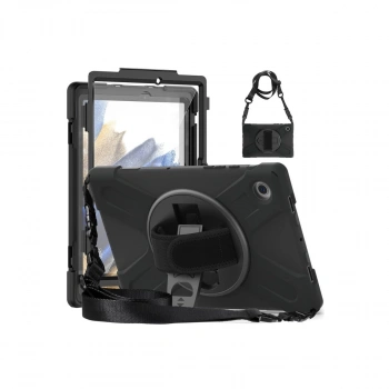 Samsung Galaxy Tab A9 Plus Kılıf Amazing Tablet Kapak - Siyah