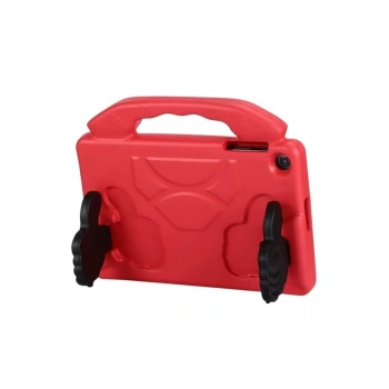 Samsung Galaxy Tab A9 Plus Kılıf Like Stantlı Tablet Silikon - Kırmızı