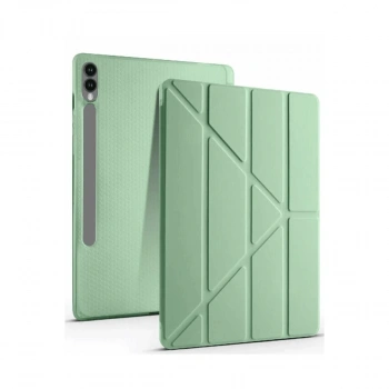 Samsung Galaxy X510 Tab S9 Fe 11 Kılıf Kalemlikli Mars Tablet Kılıfı - Açık Yeşil