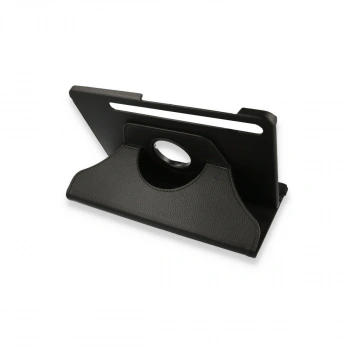 Samsung Galaxy X800 Tab S8 Plus 12.4 Kılıf 360 Tablet Deri Kılıf - Siyah