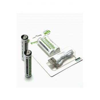 Şarj Edilebilir Pil Type-c Şarjlı Li-ıon Lityum Kalem Pil 2800mah/1.5v/aa Şarjlı Pil