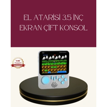Şarjlı 3.5 İnç Retro Oyun Konsolu