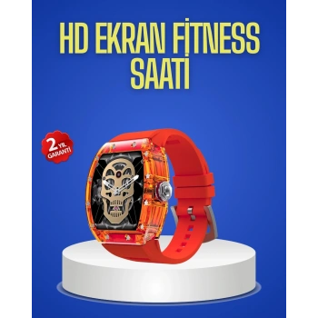 Şeffaf Tasarımlı Akıllı Saat Dokunmatik Ekranlı