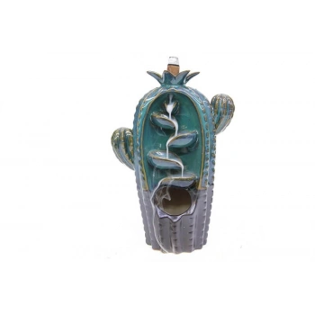Seramik Kaktüs Model Geri Akışlı Tütsülük