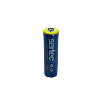 Sertec 3.7v Li-ion 14500 Aa - 800 Mah 1c Şarjlı Pil (başlı)