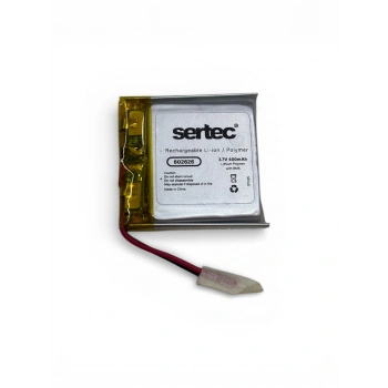 Sertec 602626 3.7v 400mah Li-polymer Pil (devreli/1.5a)