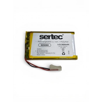 Sertec 605080 3.7v 3000 Mah Li-polymer Pil (devreli/1.5a)