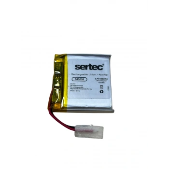 Sertec 663032 3.7v 650mah Li-polymer Pil (devreli/1.5a)