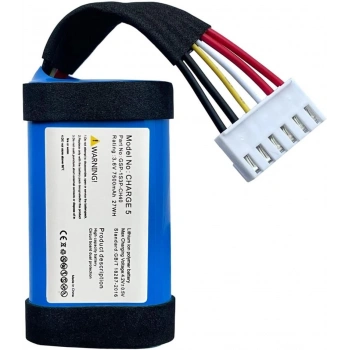 Sertec Jbl Charge 5 Uyumlu 3.7v 7800 Mah Soketli Batarya