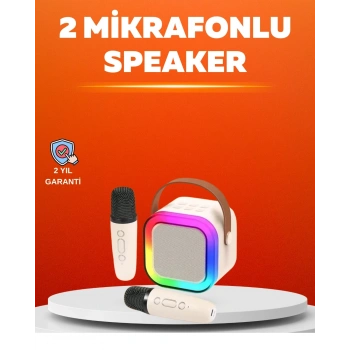 Ses Efektli Mikrofonlu Kablosuz Karaoke Sistemi