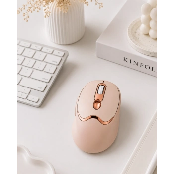 Sessiz Tıklama Özellikli Şarjlı Kablosuz Mouse Çoklu Cihaz Uyumlu