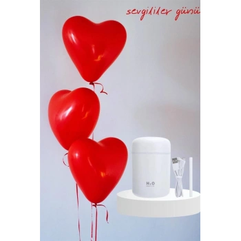 Sevgiliye Hediye Led Işıklı Hava Nemlendirici Usb Şarjlı Sevgiliye Özel