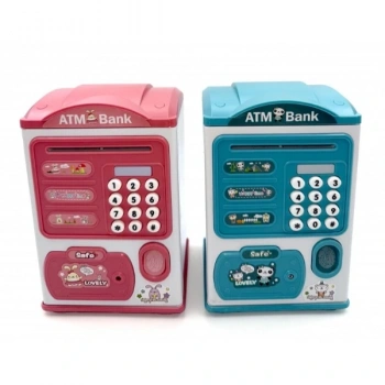 Sevimli Tasarımlı Şifreli Atm Kumbara