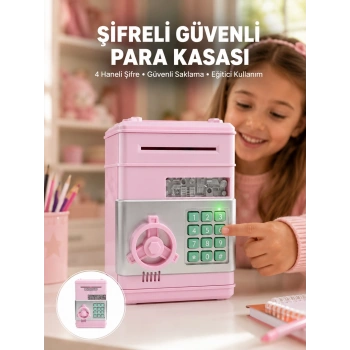 Şifreli Elektronik Para Biriktirme Kumbarası Büyük Kapasiteli