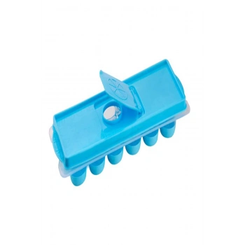 Silikon Tabanlı Buzluk Buz Kalıbı Kare Buz Kalıbı Doldur Kullan Mavi Viole (599)