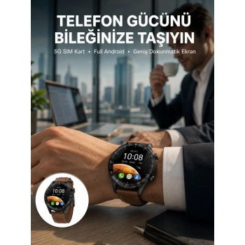 Sım Kartlı Akıllı Saat Gps Wifi Bluetooth Destekli Yeni Nesil