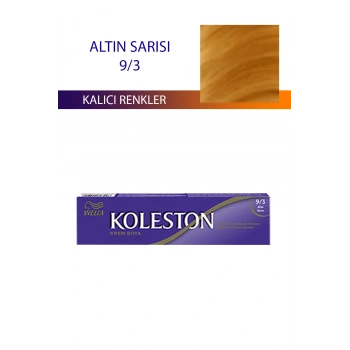 Single Tüp Boya Saç Boyası Altın Sarısı 9/3 (599)