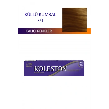 Single Tüp Boya Saç Boyası Küllü Kumral 7/1 (599)