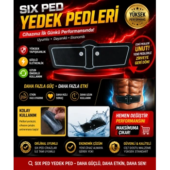 Six Ped Yedek Pedleri İle Cihazınızı Yenileyin, Antrenman Gücünü Artırın.