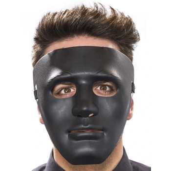 Siyah Renk Hip Hop Anonim Jabbawockeez Dans Maskesi 18x19 Cm