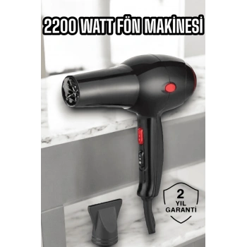 Soğuk Ve Sıcak Üfleme Özellikli Ac Motorlu Saç Kurutma Makinesi