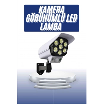 Solar Bahçe Lambası Uzaktan Kumandalı Kamera Görünümlü Hareket Sensörlü