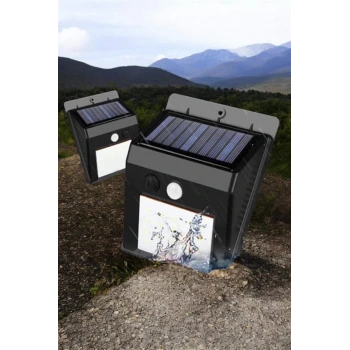 Solar Lamba Giriş, Bahçe Yol Avlu Hareket Sensörlü Led Parlak Gece Su Geçirmez