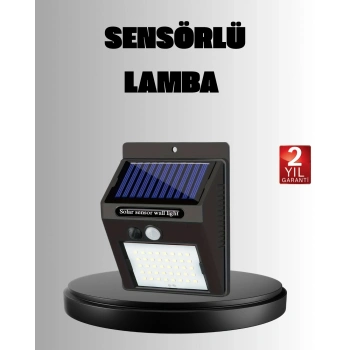 Solar Led Bahçe Aydınlatma – Hareket Sensörlü, Güneş Paneliyle Şarj Olan, Ip65 Dayanıklı